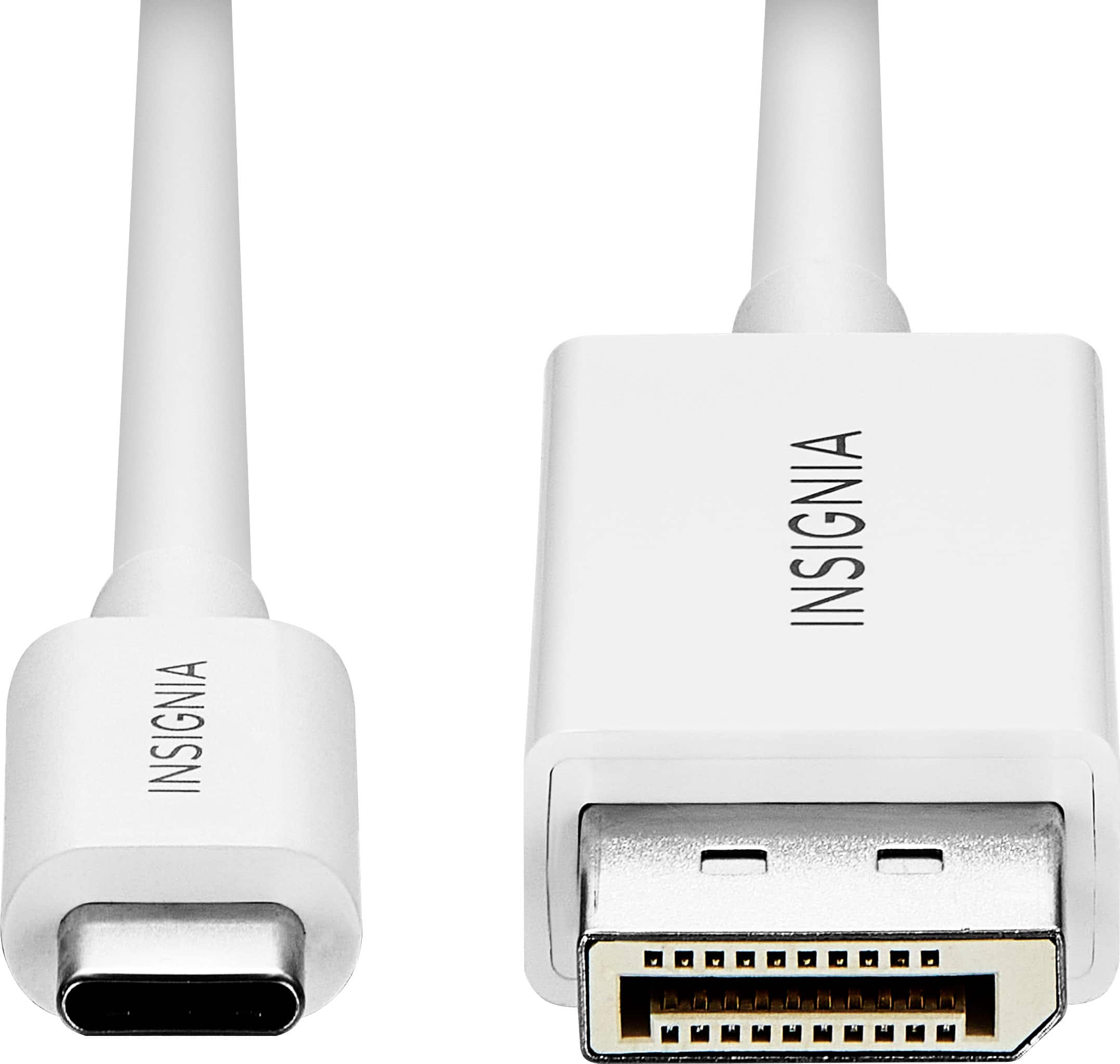 Alt View 14. Insignia™ - 6' USB-C to DisplayPort Cable - White.