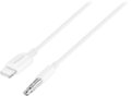 Front Zoom. Insignia™ - 3' Lightning to 3.5 mm Audio Cable - White.