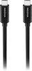 Front. Insignia™ - 3.3’ USB-C to USB-C 3.2 Gen 2 Superspeed+ 10Gbps Cable - Black.