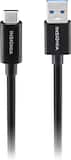 Insignia™ - 3.3’ USB to USB-C 3.2 Gen 2 Superspeed+ 10Gbps Cable - Black