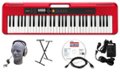 Front Zoom. Casio CT-S200RD 61-Key Premium Keyboard Package.