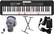 Front. Casio - LK-S250 PPK 61-Key Premium Keyboard Pack - Black.