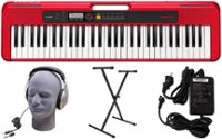 Casio - CT-S200 61-Key Premium Keyboard Package - Red