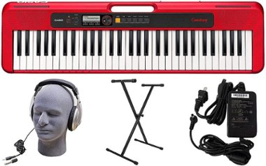 Casio - CT-S300 61-Key Premium Keyboard Package - Front_Zoom