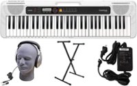 Casio - CT-S250 61-Key Premium Keyboard Package - White - Front_Zoom