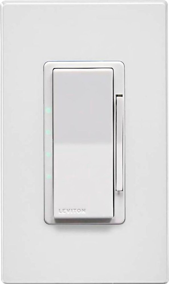 Leviton - Decora Smart Wi-Fi Fan Speed Controller - White