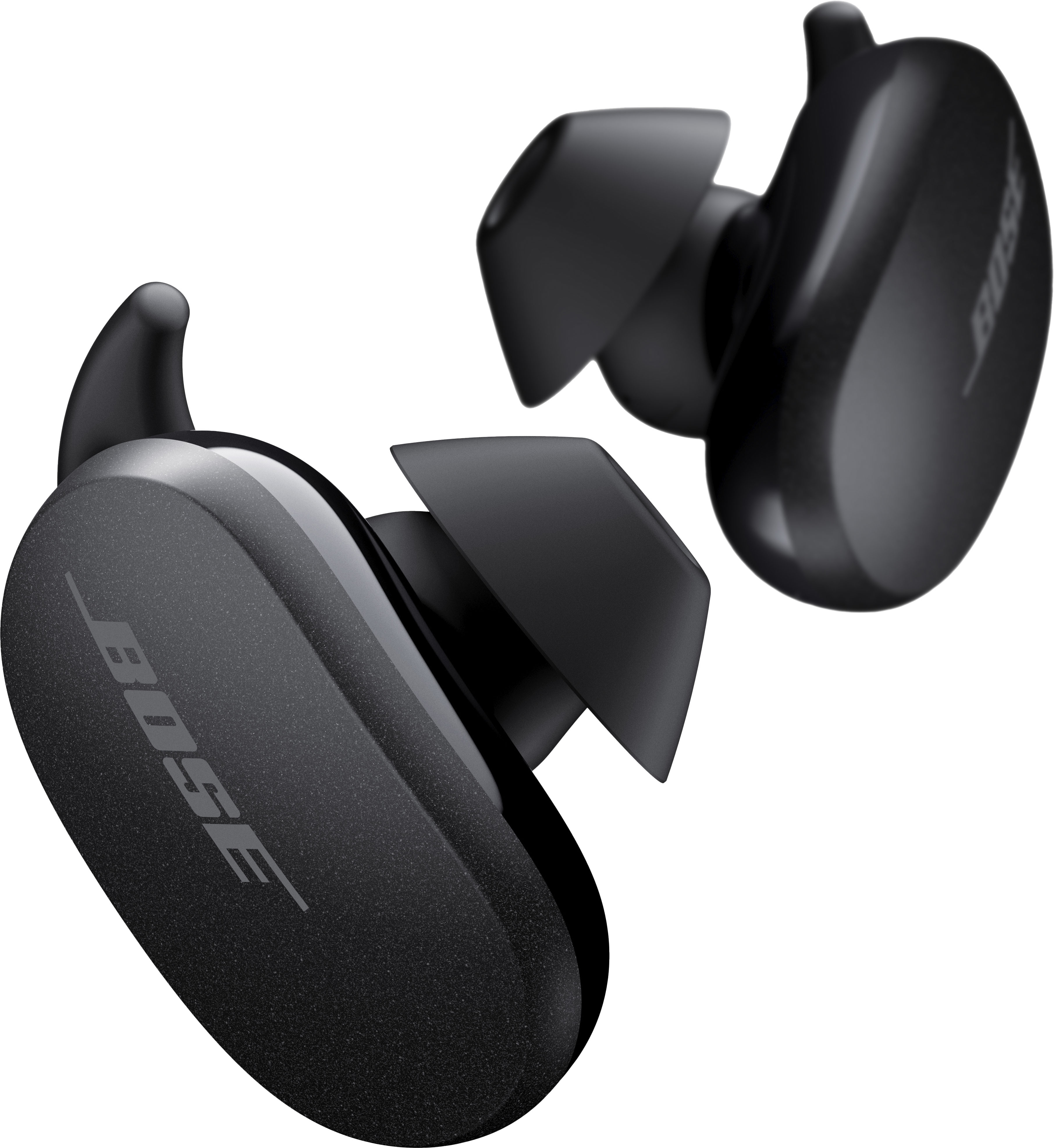 Bose Quietcomfort Earbuds True Wireless Noise Cancelling In Ear Headphones Triple Black 1262 0010 Best Buy