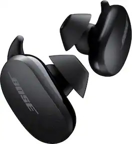 Bose - QuietComfort Earbuds True Wireless Noise Cancelling In-Ear Earbuds - Triple Black