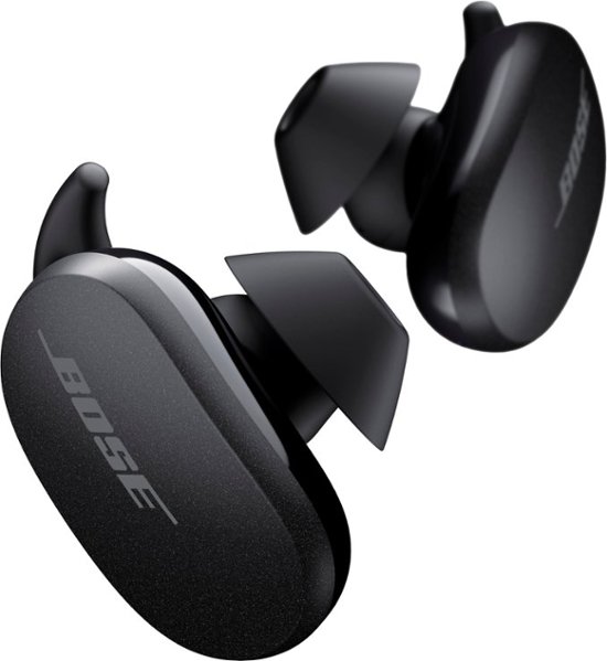 Bose QuietComfort Earbuds True Wireless Noise Cancelling In-Ear Earbuds  Triple Black 831262-0010 - Best Buy