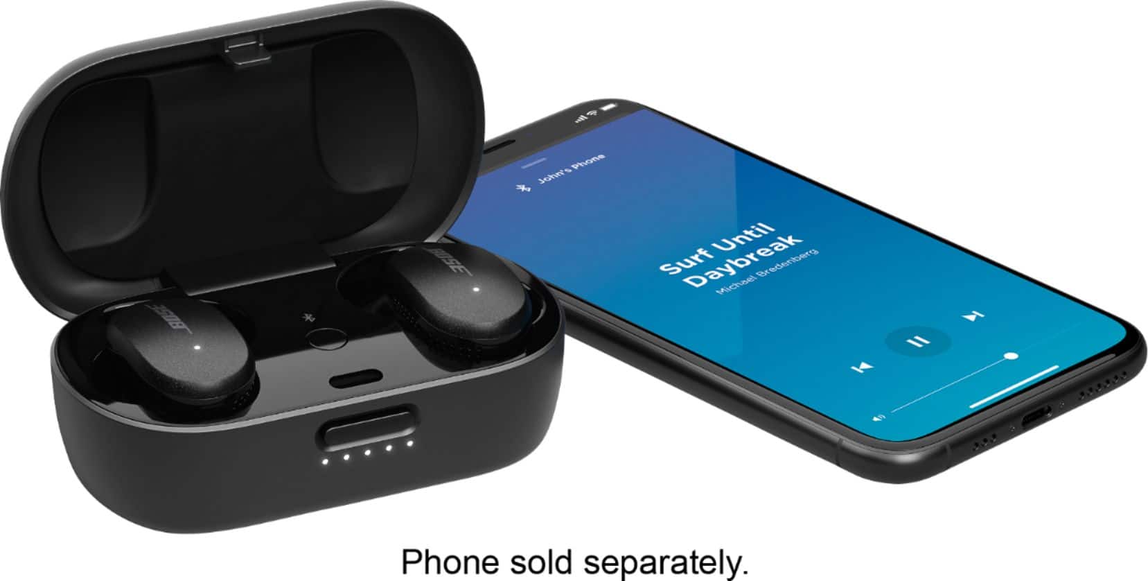 Alt View Zoom 24. Bose - QuietComfort Earbuds True Wireless Noise Cancelling In-Ear Earbuds - Soapstone.