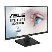 ASUS - 24" FHD IPS 75Hz Monitor with FreeSync (HDMI, DVI, VGA) - Black - Front_Zoom