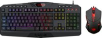 Front Zoom. REDRAGON - S101-3 Full-size Wired Gaming Keyboard and Optical Mouse Gaming Bundle with Back Lighting - Black.