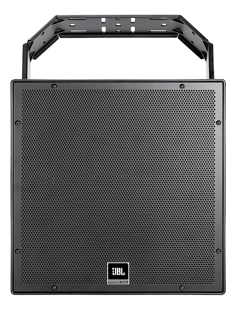 JBL - AWC129 All-Weather 12” 1600W 8 Ohm and 70V/100V 2-way Speaker (Each) - Black - Front_Zoom