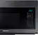 Alt View 17. Samsung - 1.7 cu. ft. Over-the-Range Convection Microwave with WiFi - Black Stainless Steel.
