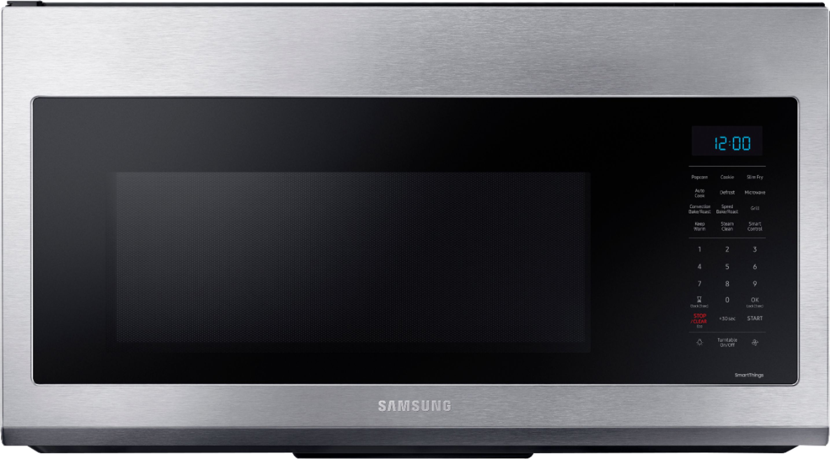 Compare Samsung 1.7 cu. ft. OvertheRange Convection Microwave with WiFi Fingerprint
