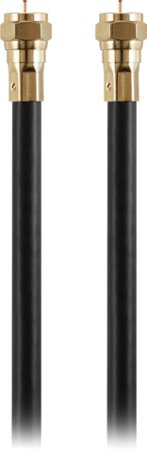 Rocketfish™ - 6' Indoor/Outdoor RG6 Coaxial Cable - Black