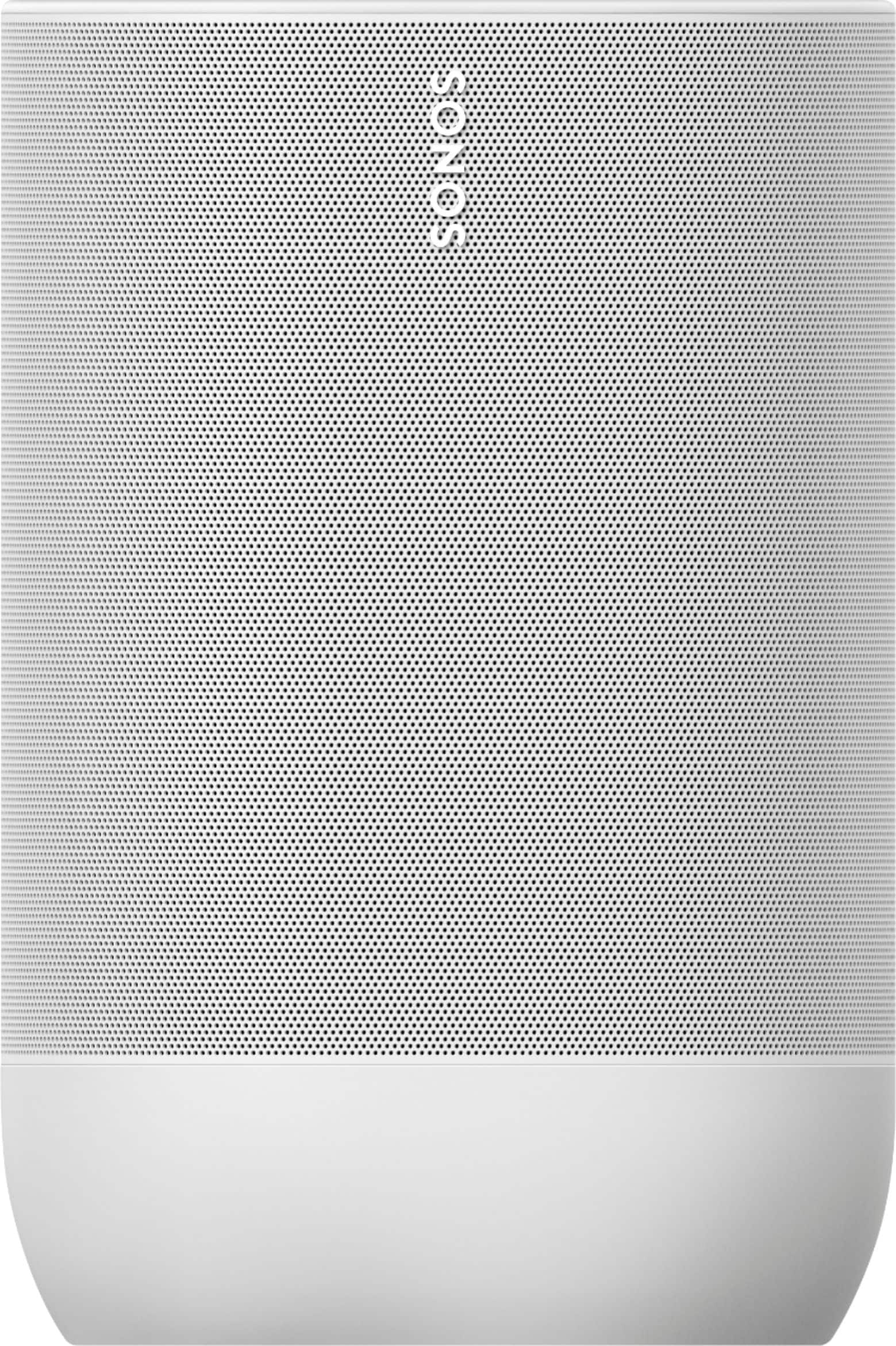 Front. Sonos - Move Smart Portable Wi-Fi and Bluetooth Speaker with Alexa and Google Assistant - White.