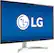 Alt View 11. LG - 32” UHD (3840 x 2160) HDR Monitor with AMD FreeSync - (DisplayPort, HDMI) - White.