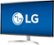 Left Zoom. LG - 32” UHD (3840 x 2160) HDR Monitor with AMD FreeSync - (DisplayPort, HDMI) - White.