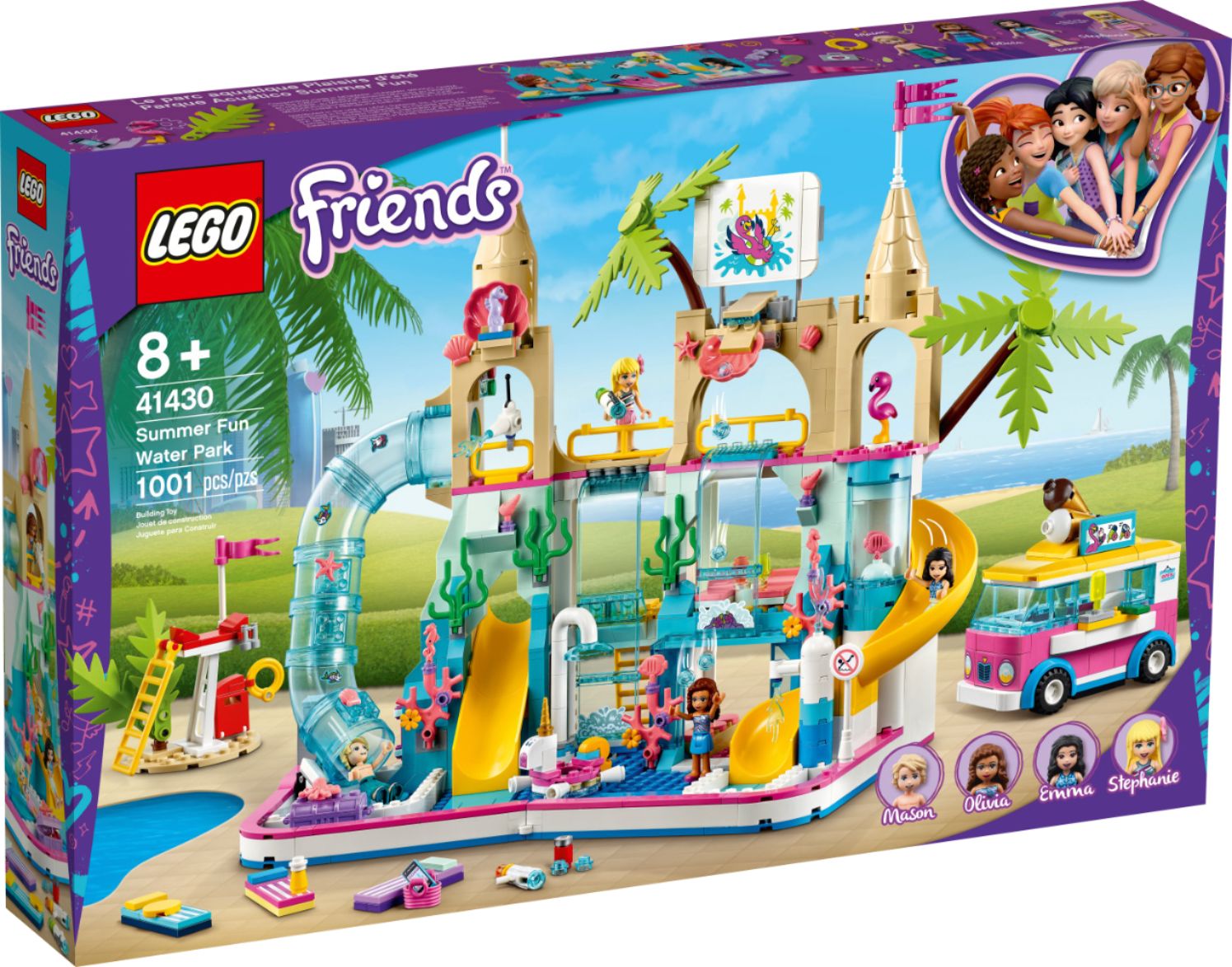 Left View: LEGO - Friends Summer Fun Water Park 41430