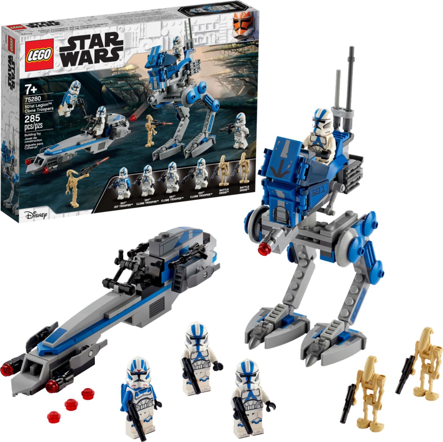 brændstof Tante Som regel LEGO Star Wars TM 501st Legion Clone Troopers 75280 6289018 - Best Buy