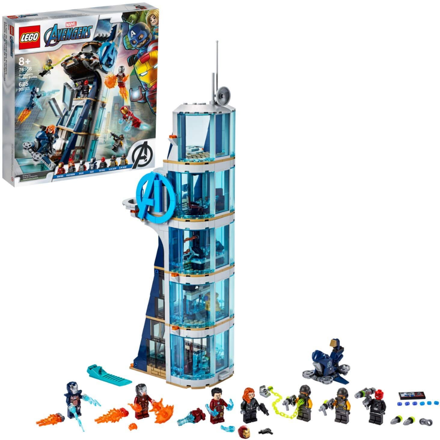 Best Buy LEGO Super Heroes Avengers Tower Battle 76166 6308483