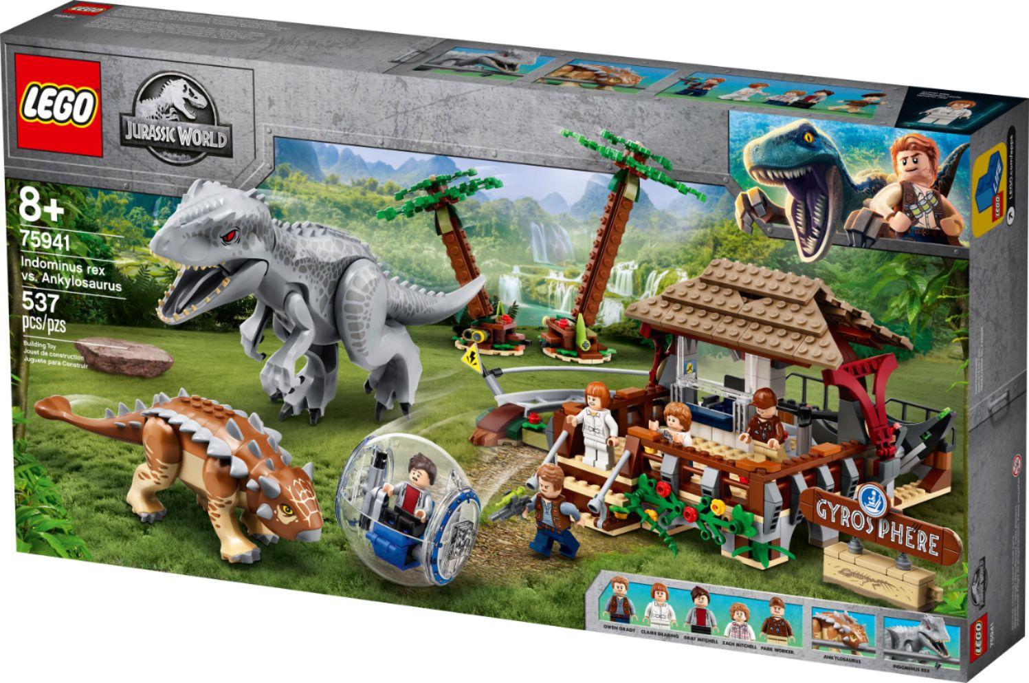 LEGO Indominus Rex vs for sale online Ankylosaurus Jurassic World 75941