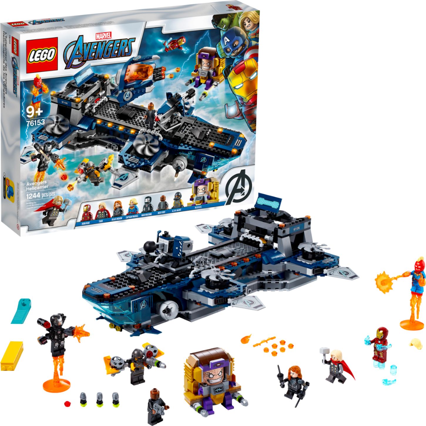 opvolger ga winkelen Certificaat LEGO Super Heroes Avengers Helicarrier 76153 6289076 - Best Buy