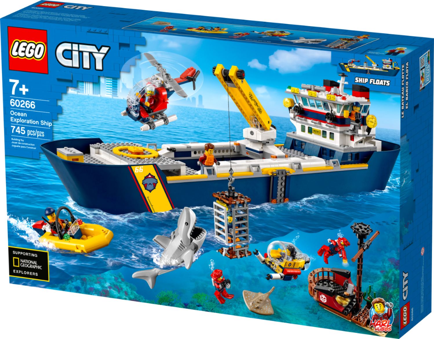 LEGO 60266 City Oceans The Ocean Exploration Boat
