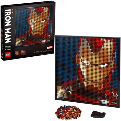 Photo 1 of LEGO Art Marvel Studios Iron Man Canvas Art Set Building Kit for Adults 31199