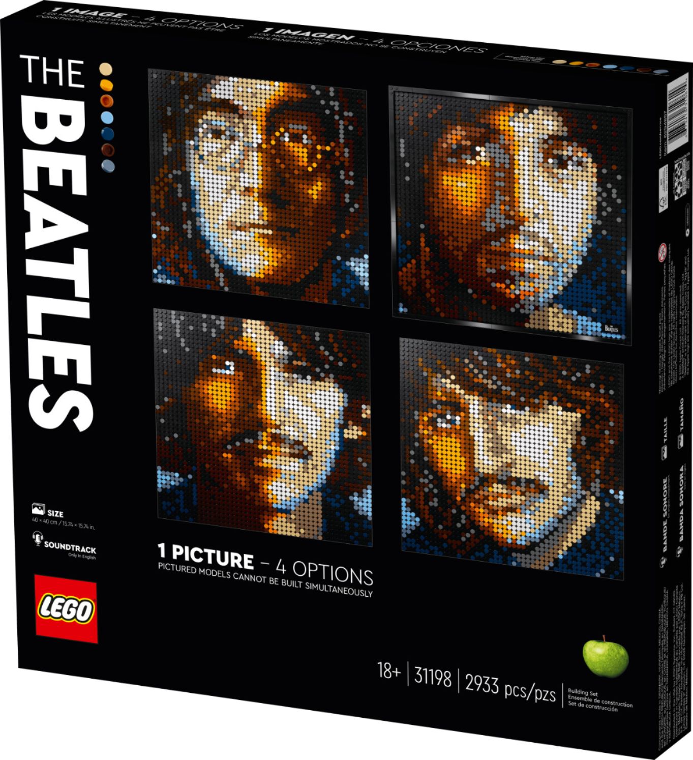 Angle View: LEGO - ART The Beatles 31198