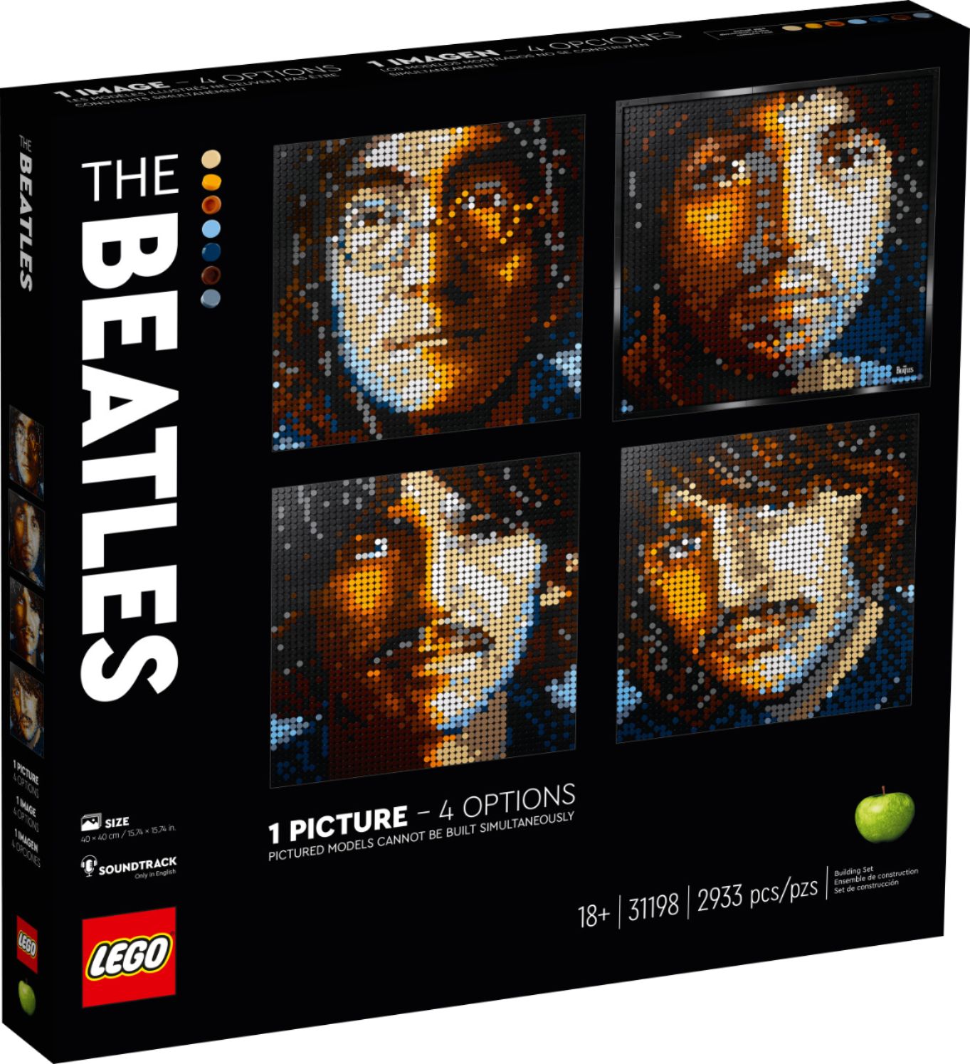 Left View: LEGO - ART The Beatles 31198