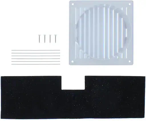 Front. Zephyr - Recirculating Kit for ZRG-E30AS and ZRG-M90AS Range Hoods - Stainless Steel.