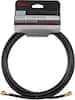 Front. Rocketfish™ - 12' Indoor/Outdoor RG6 Coaxial Cable - Black.