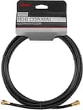 Rocketfish™ - 12' Indoor/Outdoor RG6 Coaxial Cable - Black