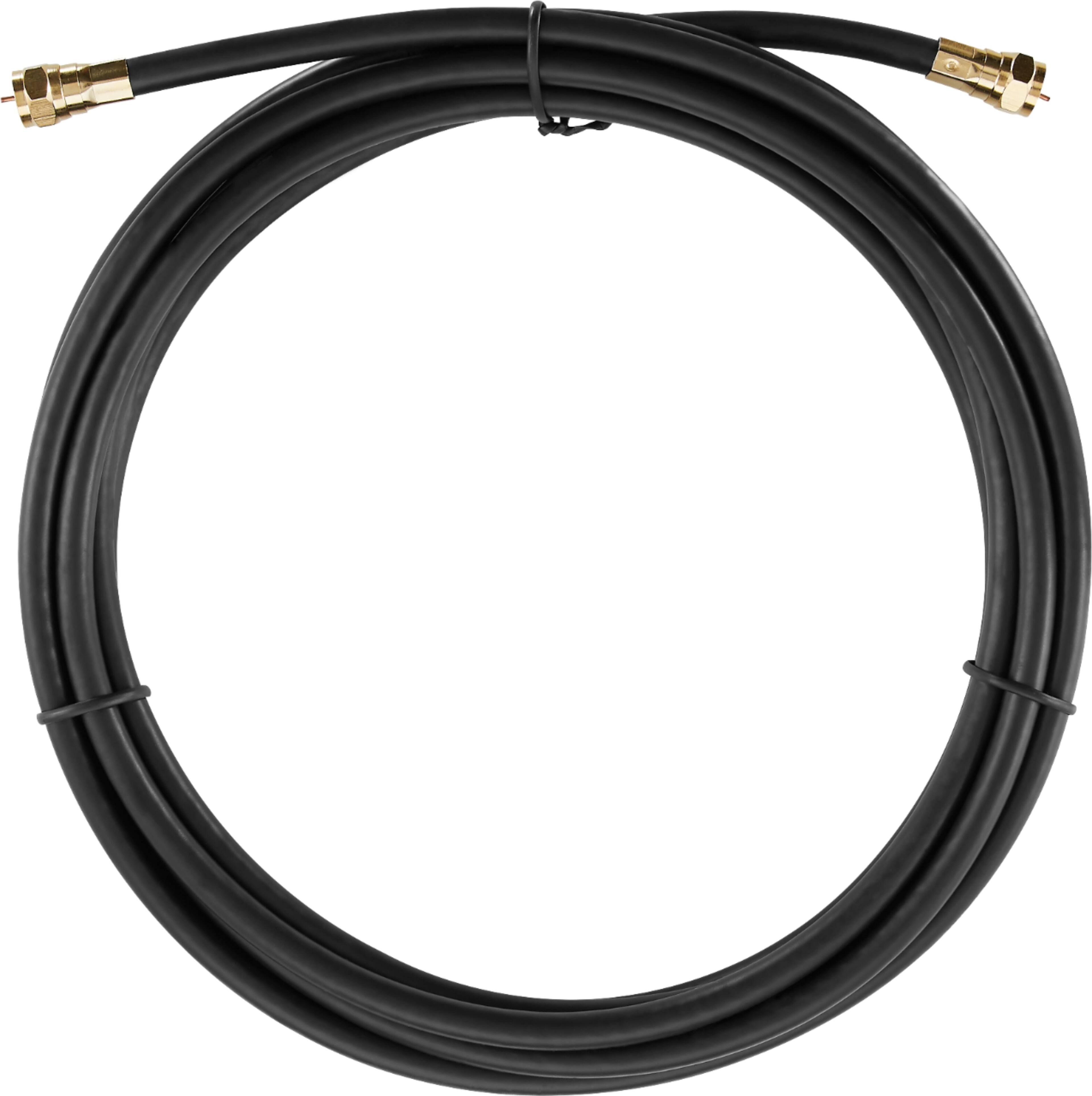 Alt View 11. Rocketfish™ - 12' Indoor/Outdoor RG6 Coaxial Cable - Black.