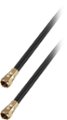 Angle. Rocketfish™ - 25' Indoor/Outdoor RG6 Coaxial Cable - Black.