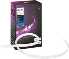 Philips - Hue Bluetooth Lightstrip Plus 40-inch Extension - White and Color - Front_Zoom