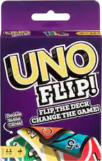 Front. Mattel - Uno Flip Card Game - Multi.