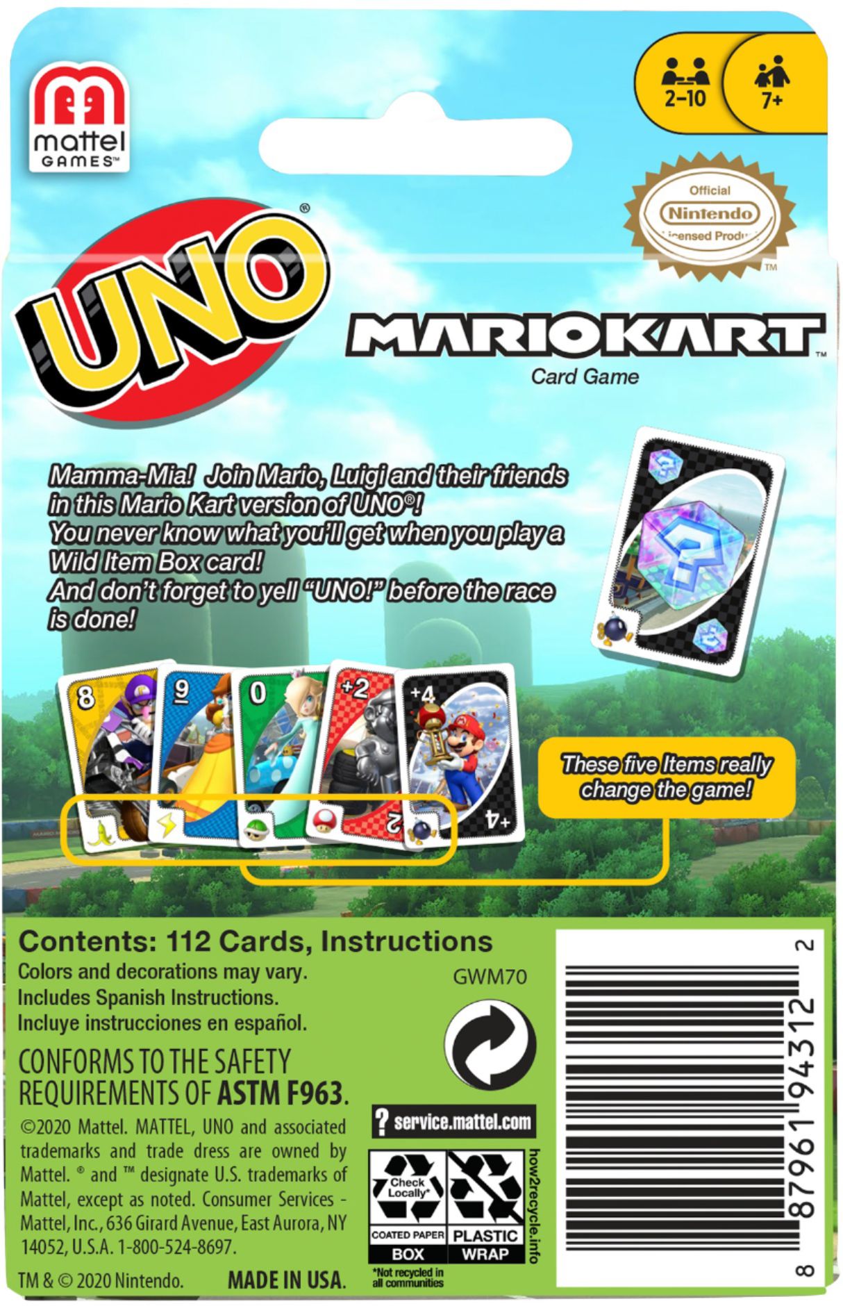 Best Buy: Mattel Magic 8 Ball Nintendo Super Mario Novelty Toy Yellow 90803
