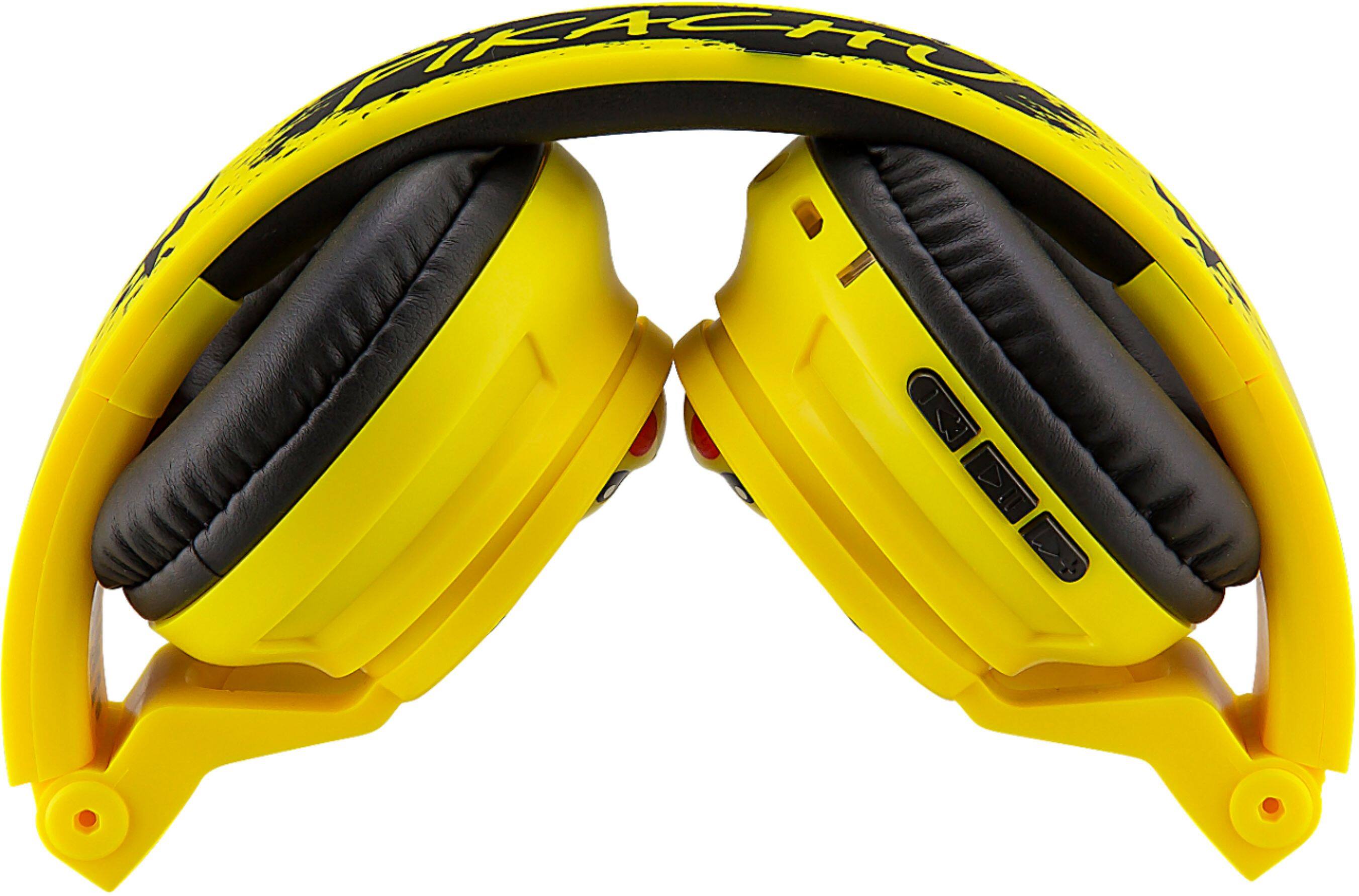 Alt View 12. KIDdesigns - eKids Pokemon Pikachu Wireless Over the Ear Headphones - yellow.