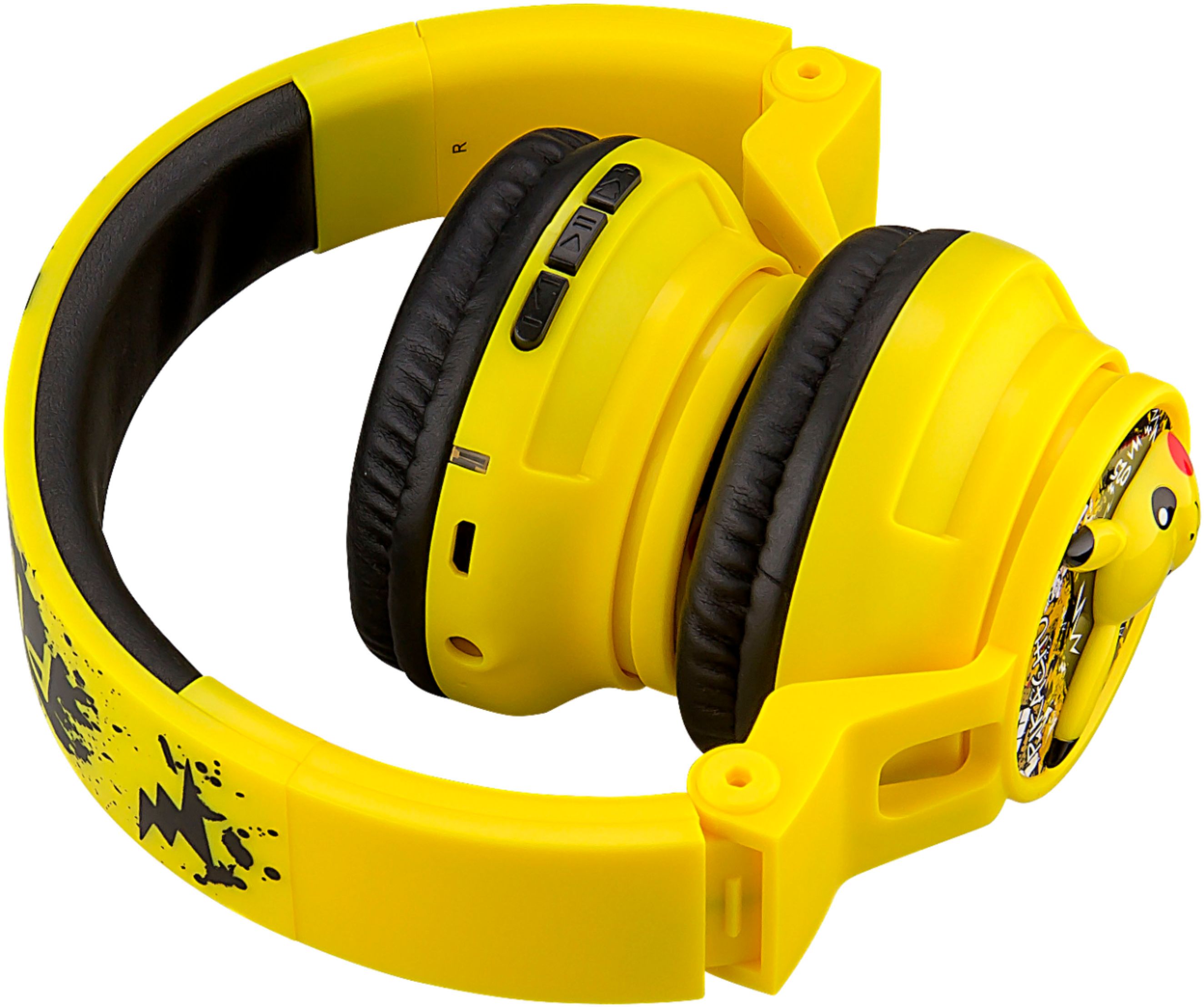 eKids Pokemon Pikachu Bluetooth Headphones yellow PK-B52.EXV21/23