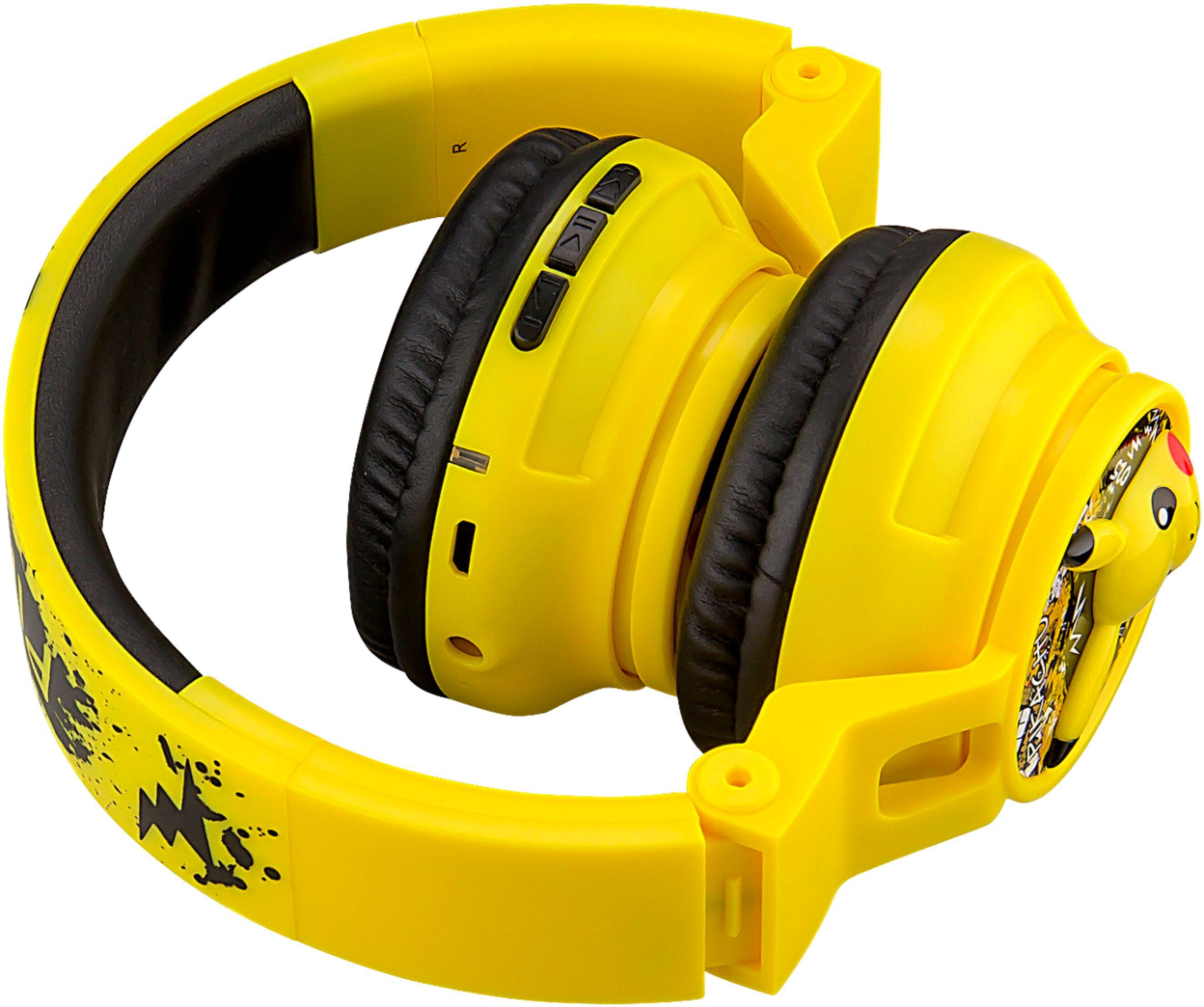 Alt View 13. KIDdesigns - eKids Pokemon Pikachu Wireless Over the Ear Headphones - yellow.