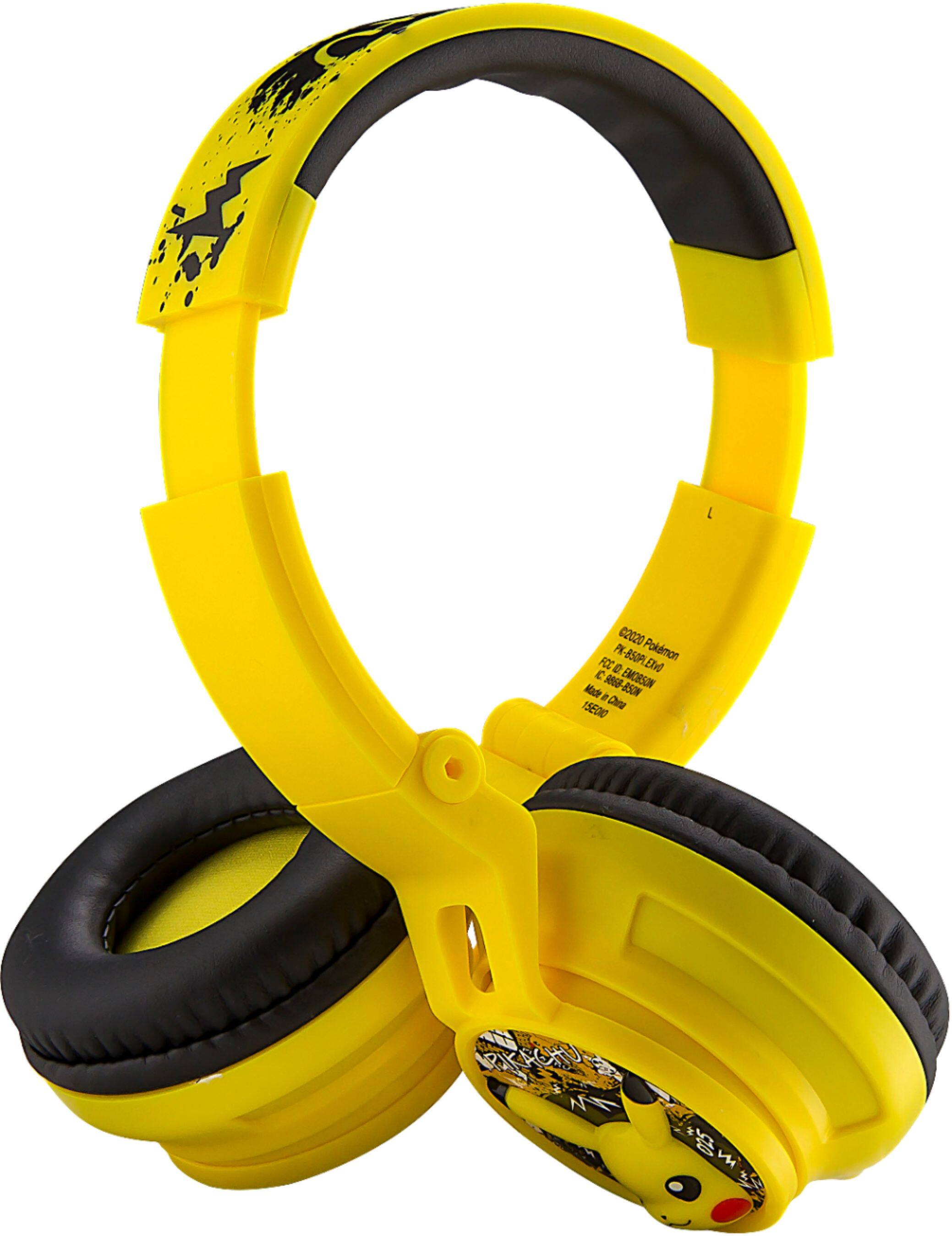 Alt View 16. KIDdesigns - eKids Pokemon Pikachu Wireless Over the Ear Headphones - yellow.