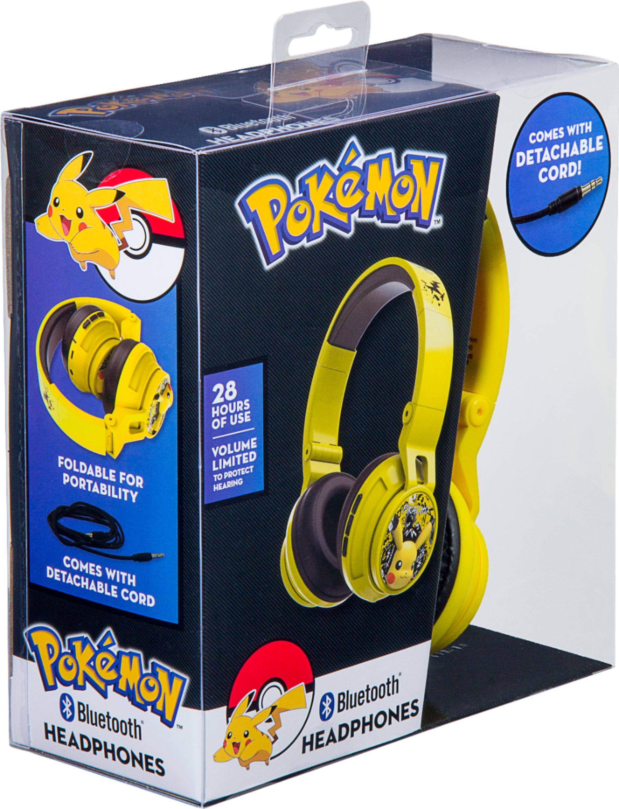 Alt View 17. KIDdesigns - eKids Pokemon Pikachu Wireless Over the Ear Headphones - yellow.