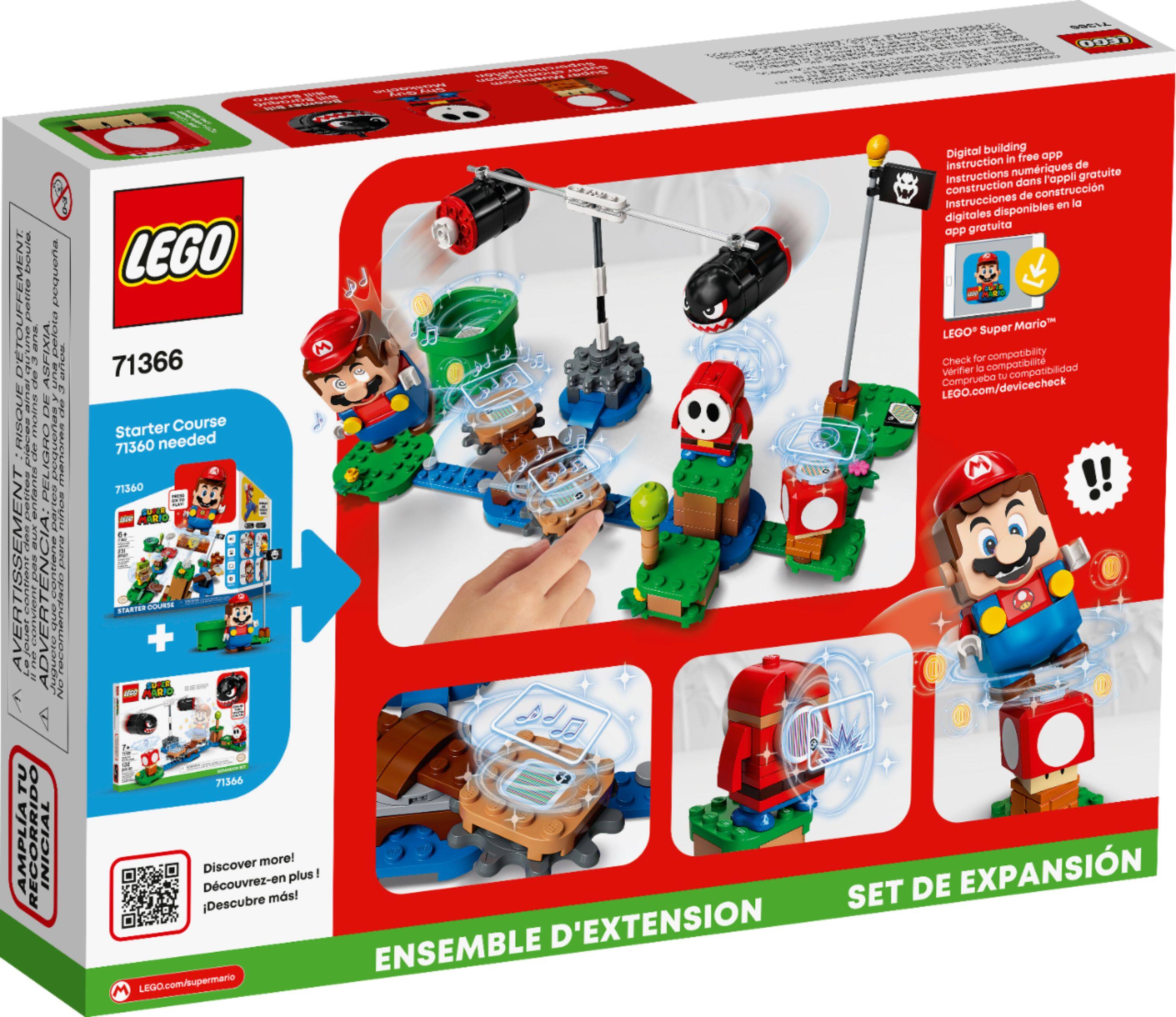 Alt View 13. LEGO - Super Mario Boomer Bill Barrage Expansion Set 71366.