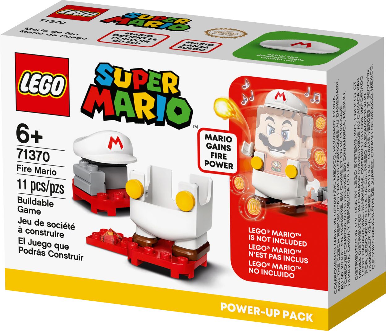 Lego Super Mario Fire Mario Power Up Pack 6 Best Buy