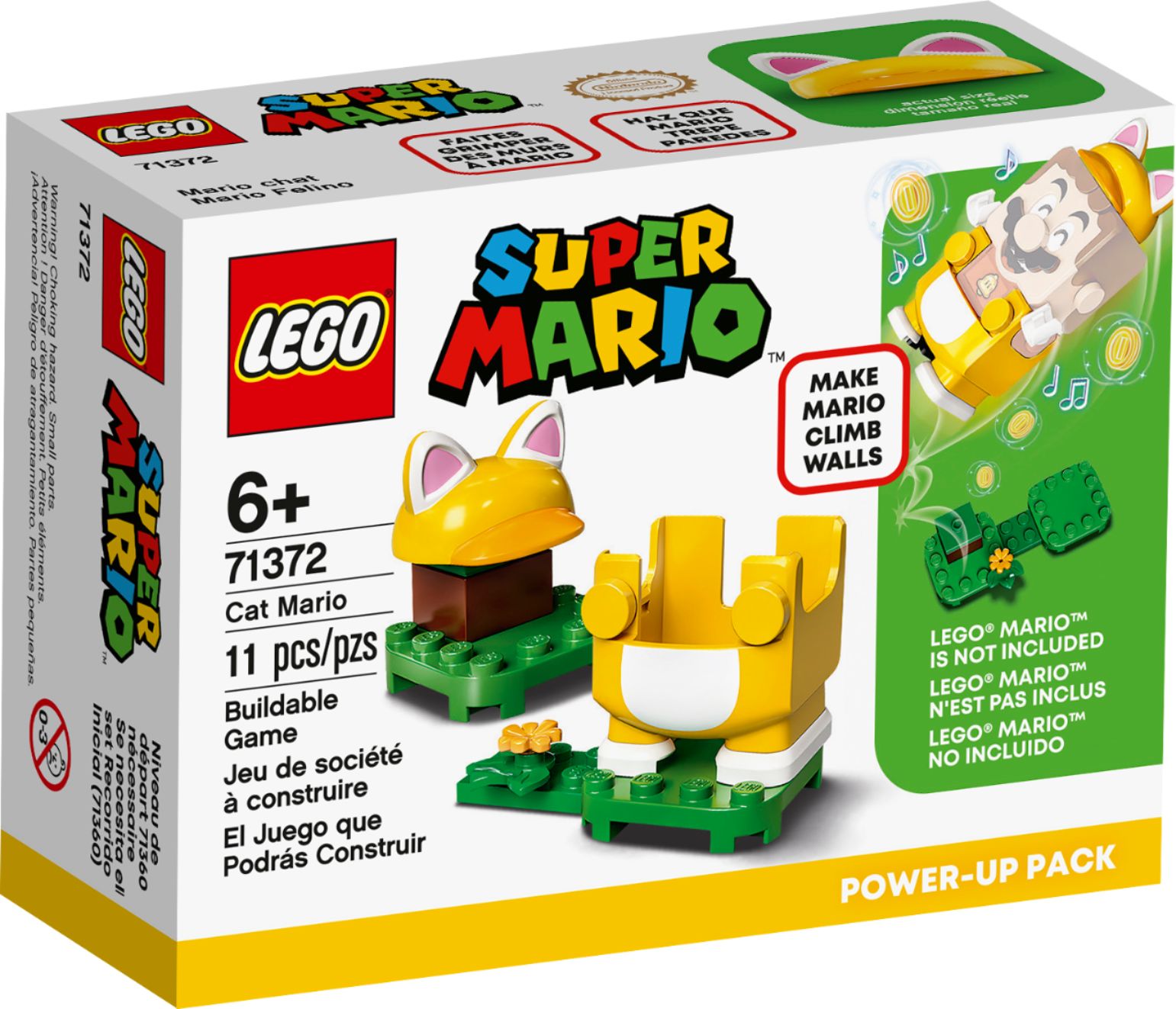 LEGO Super Mario Cat Mario Power-Up Pack 71372 6288934 - Best Buy