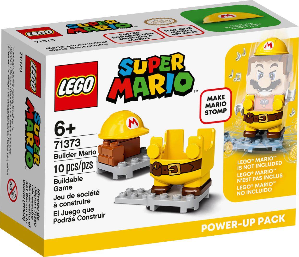 Angle. LEGO - Super Mario Builder Mario Power-Up Pack 71373.