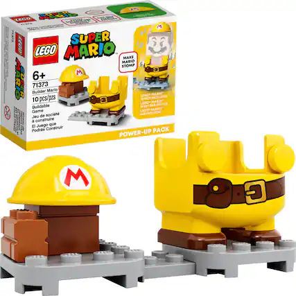 Front. LEGO - Super Mario Builder Mario Power-Up Pack 71373.